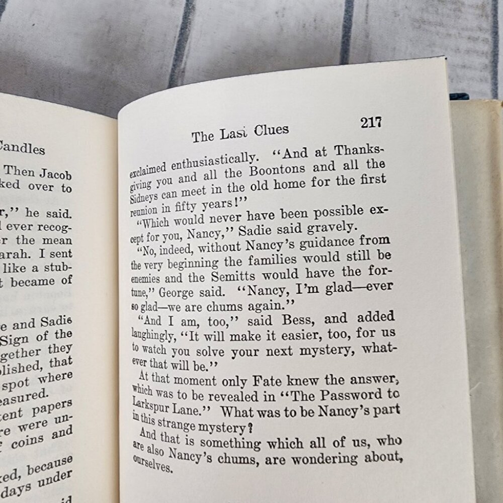 Vintage 1933 Nancy Drew Hardcover Book The Sign of the Twisted Candles - Picture 8 of 10